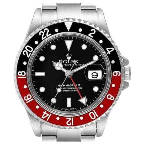 rolex gmt master ii black red|rolex gmt ii for sale.